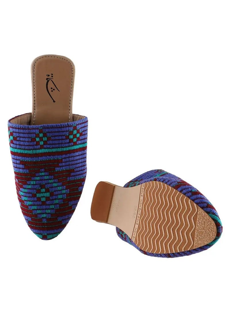 Mishkat Madd Slippers for Women (Blue & Green) - Image 4