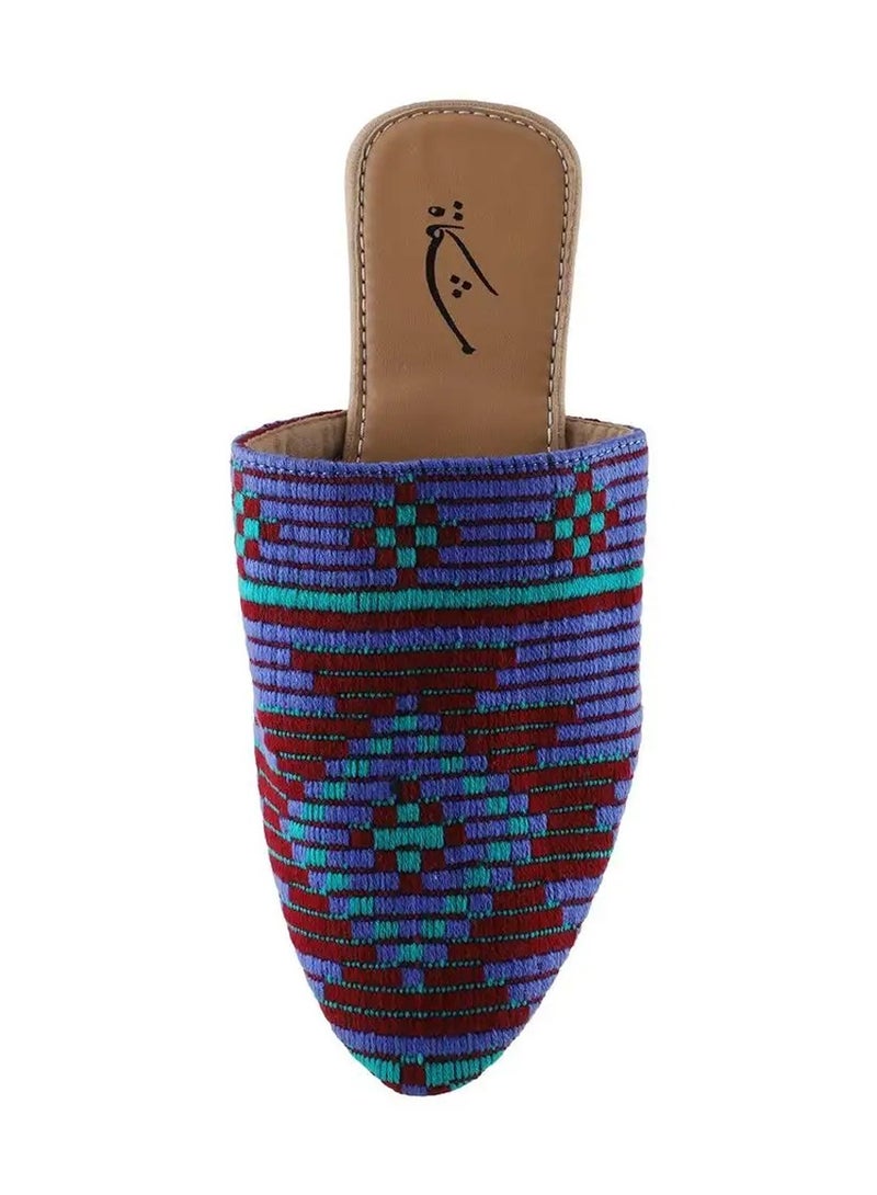 Mishkat Madd Slippers for Women (Blue & Green) - Image 5