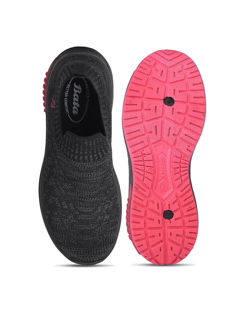 Bata Women Casual Sneaker Shoes - Black - (UK- 7) - Image 4
