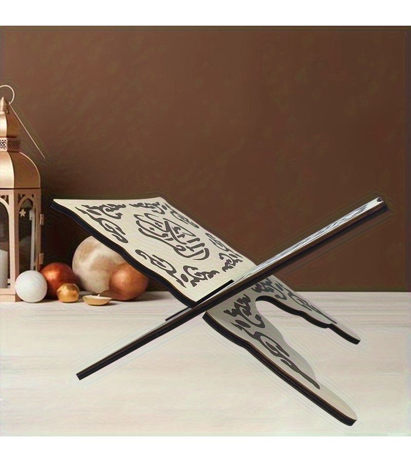 A Collapsible Book Stand For Bible With Removable Wooden Design Ideal For Organizing Prayer Readings And Enhancing Home Decor Decor Decorative Style A - Image 2