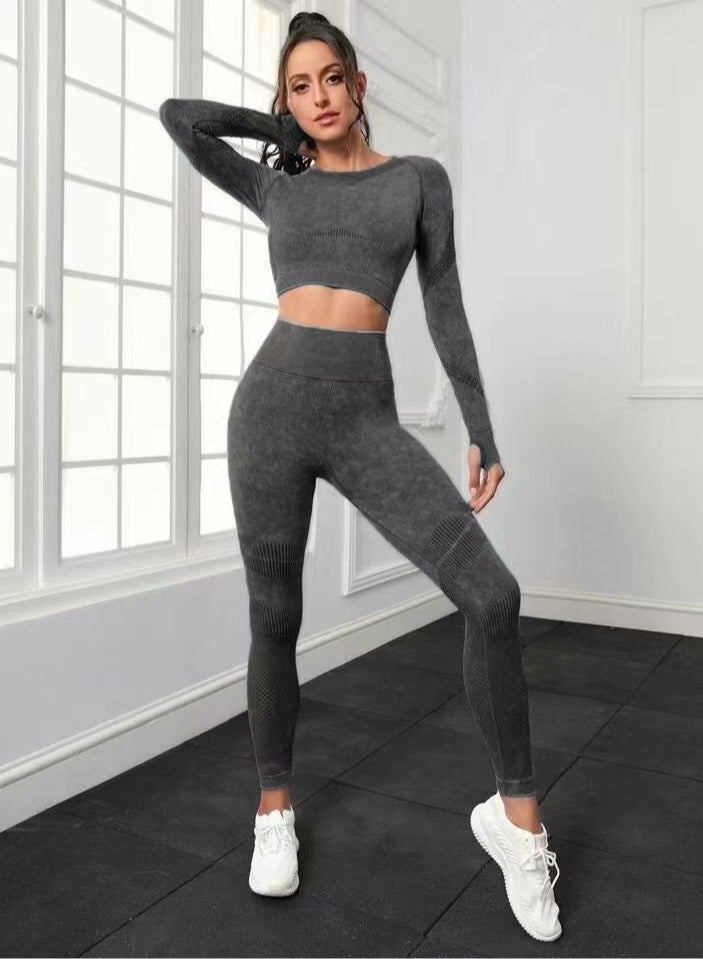Women's Yoga & Workout Set - Stylish Activewear in Multi-Color Trendy and 3 Sizes, Premium Nylon Fabric for Comfort, Stretch and Perfect Fit for Yoga, Gym and Sports Activities  - Image 1