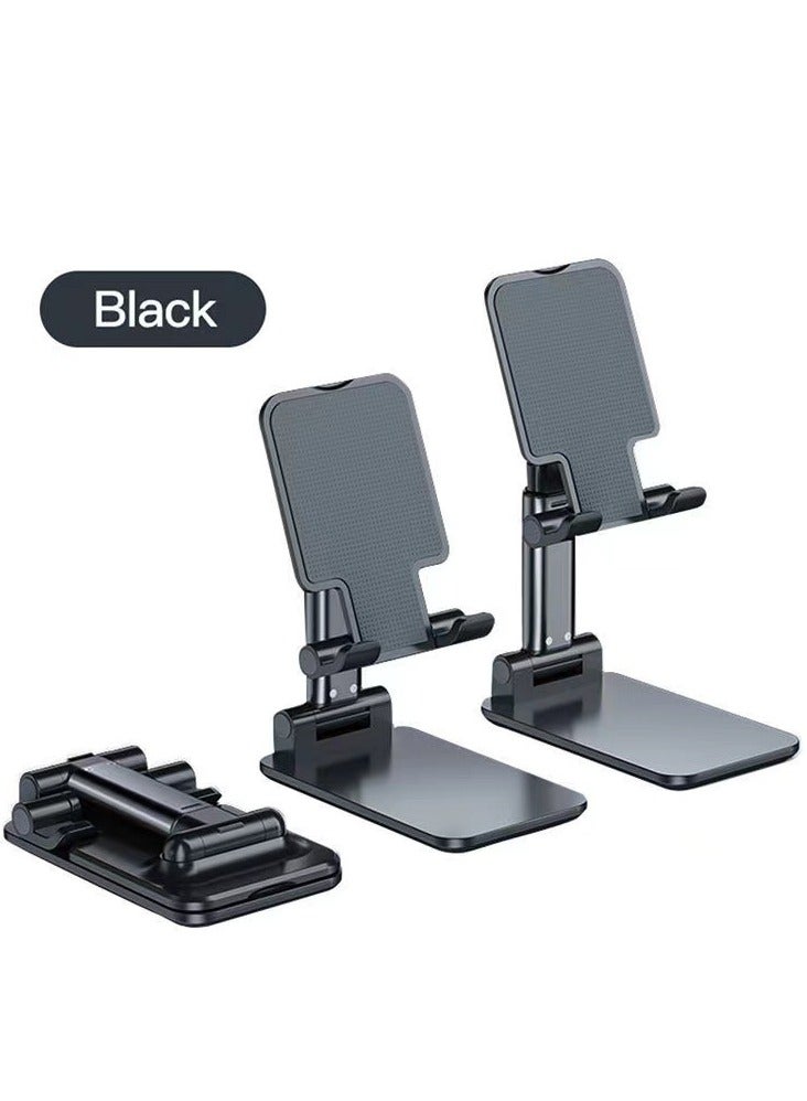 Mobile phone holder, foldable, lazy tablet, desktop holder, live streaming online courses, extendable, portable phone holder, compatible with all models - Image 1