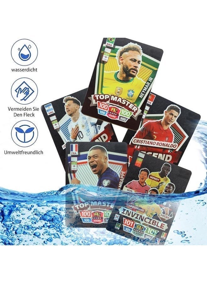 Football Soccer Player Trading Cards Collection, Rookie, Top Master & Legend Collectible Cards for Kids, Collectors and Sports Fans - Image 3