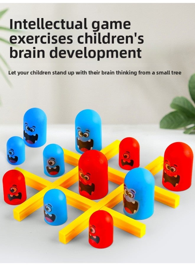 إسكدنيا لعبة Tac Tac Tac Fun للأطفال Dola Boy's Big Eat Small Double شطرنج وبطاقات لعبة ذكاء تفاعلية - اللون: Well Chess + Ghost Catcher - Image 2