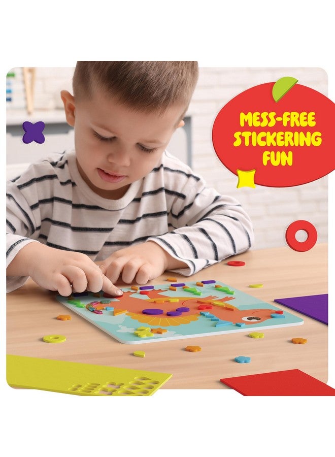 دان آند دارسى ملصقات رغوية فنية للأطفال - فنون وحرف يدوية للأطفال الصغار من سن 2 إلى 4 سنوات و3 إلى 5 سنوات و4 إلى 6 سنوات - أنشطة للأطفال الصغار من سن 3 إلى 5 سنوات - هدية عيد ميلاد للأولاد بعمر 4 سنوات - هدايا حشو الجوارب للأولاد من سن 4 إلى 6 سنوات - Image 2