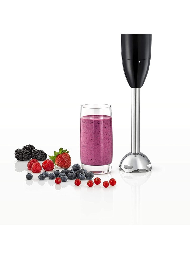 BLACK&DECKER Hand Blender, 600W, 600ml Chopping Bowl, 500ml Beaker, Stainless Steel, Dual Speed, 3-in-1 Functionality, Anti-Slip, Perfect for Blending, Chopping, Whisking - Image 3