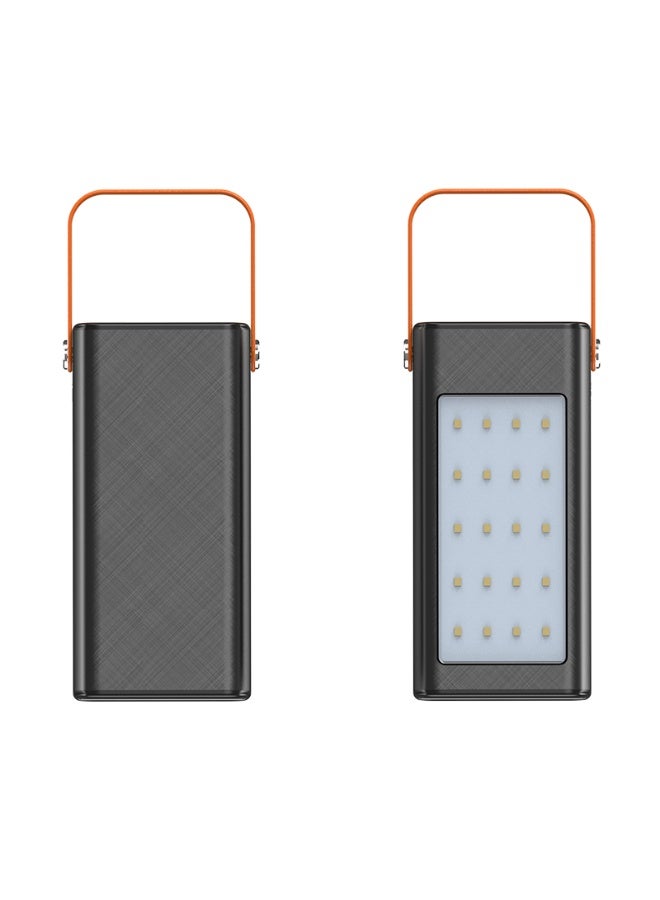 OALE iPower P100000 Portable Power Station, 100000mAh Power Bank with 22.5W PD/QC Fast Charging, 5 Outputs, Built-in Cables & LED Camping Light - Black - Image 4