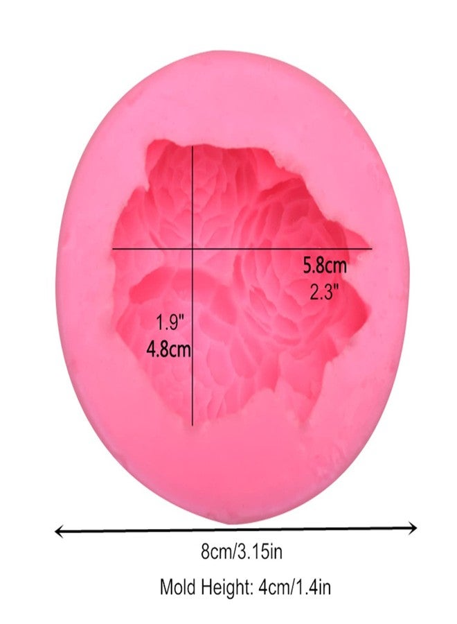 Anktily 3D Rose Flower Silicone Fondant Mold Chocolate Candy Cake Decorating Mould Soap Candle Mold Resin Clay Baking Pastry Tools - Image 2