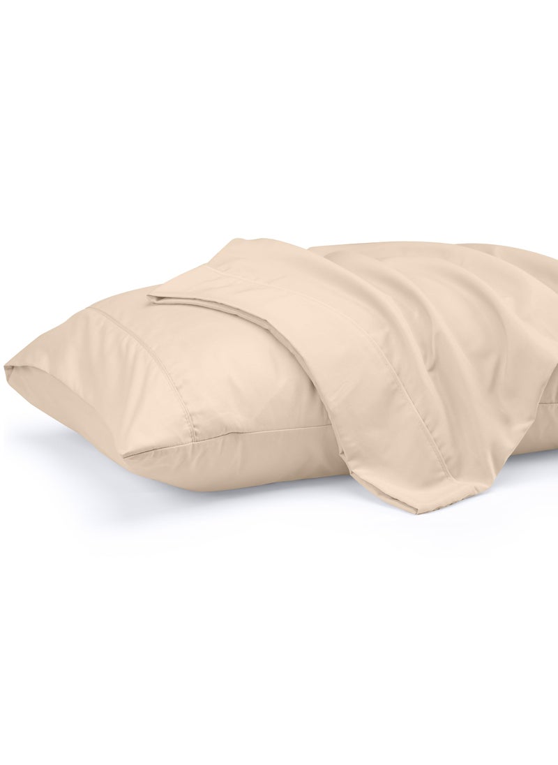 Utopia Bedding Utopia Bedding Queen Pillow Cases - 2 Pack - Envelope Closure - Soft Brushed Microfiber Fabric - Shrinkage and Fade Resistant Pillow Covers 20 X 30 Inches (Queen  Beige)  - Image 1