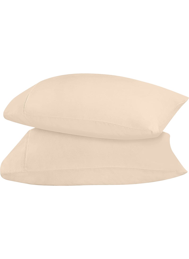 Utopia Bedding Utopia Bedding Queen Pillow Cases - 2 Pack - Envelope Closure - Soft Brushed Microfiber Fabric - Shrinkage and Fade Resistant Pillow Covers 20 X 30 Inches (Queen  Beige)  - Image 5