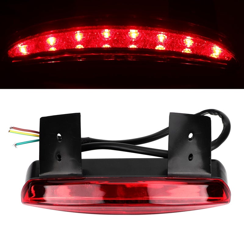 Motorcycle Tail Light Lamp Rear Edge Brake Mudguard Taillight Fit for XL883N 2007-2013Red - Image 4