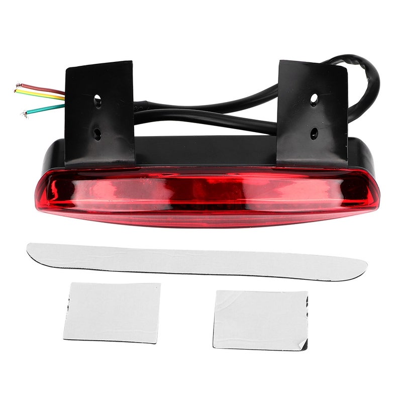 Motorcycle Tail Light Lamp Rear Edge Brake Mudguard Taillight Fit for XL883N 2007-2013Red - Image 1