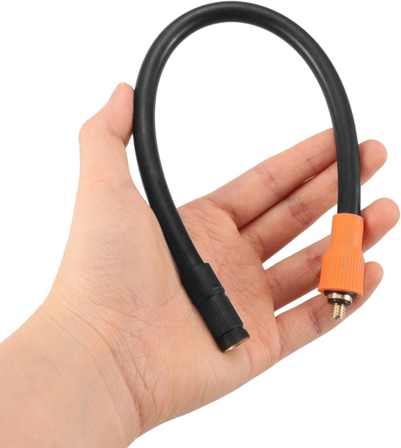 Uonlytech Threaded Tire Inflator Extension Tube M6 30cm with Heat-resistant Sleeve High-pressure Air Compressor Hose for Car Motorcycle Bicycle Pump Maintenance - Image 3