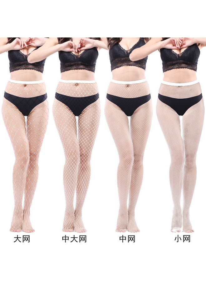 Internet Celebrity Trendy Socks, Ripped Jeans, Small Mesh, Super Elastic Large Mesh, Fishnet Stockings, Toes, Encrypted Mesh Pantyhose