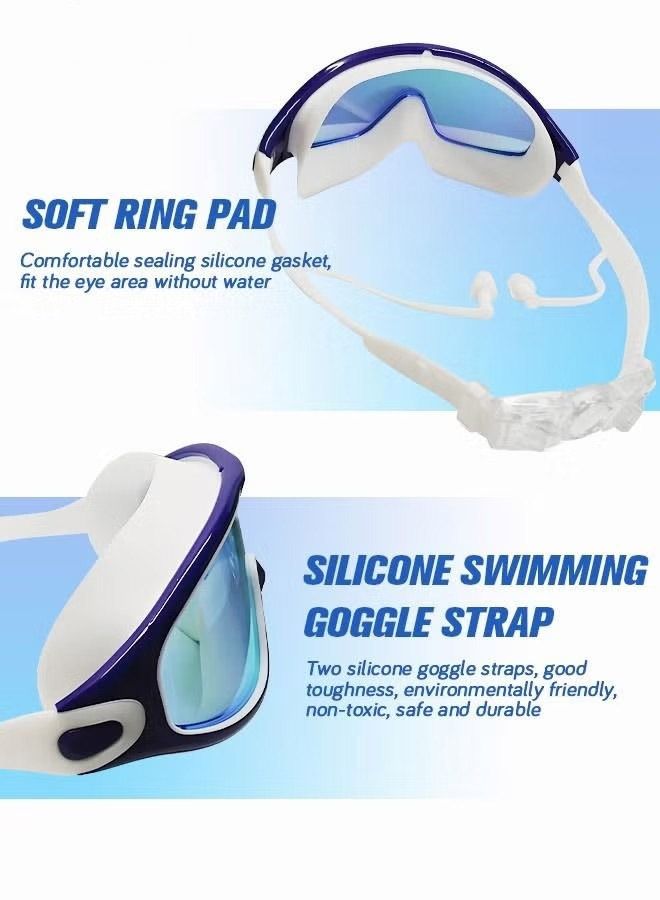 Generic Swim Goggles for Adult with Soft Silicone Gasket Anti-fog UV Protection No Leaking Clear Vision Pool Goggles - Image 4