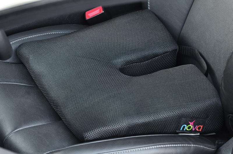 NOVA Medical Products Foam Car Seat Cushion with Removable, Washable Cover - Black - Image 5