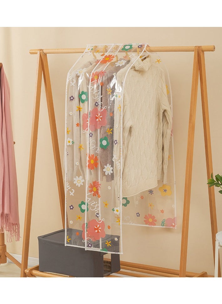 EBMINI New Enlarged Thickened Printed PEVA Storage Clothing Dust Cover 