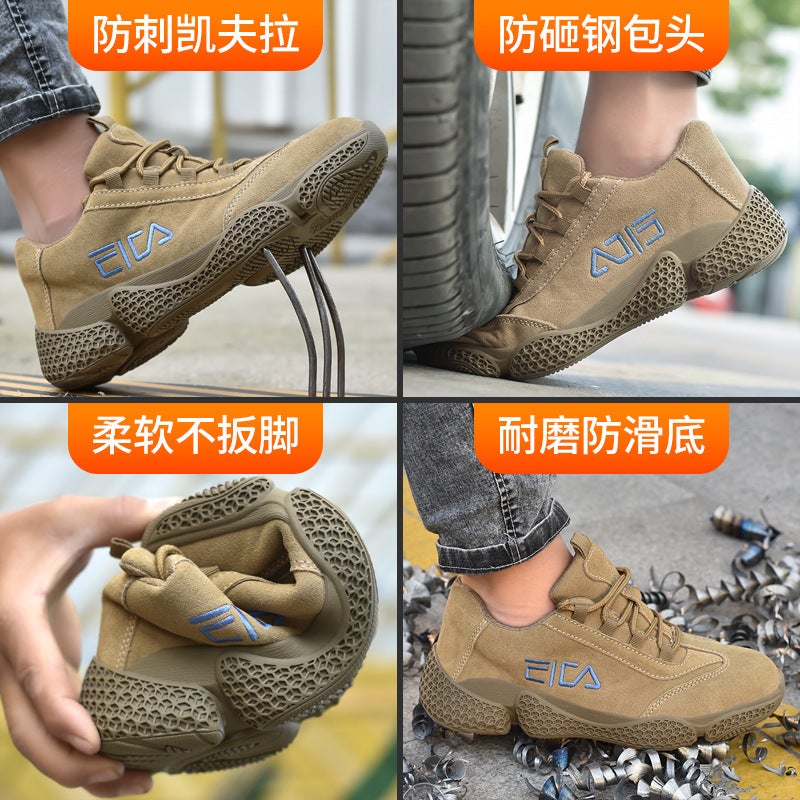 Men's Steel Toe Safety Shoes Breathable Puncture Resistant - Image 3