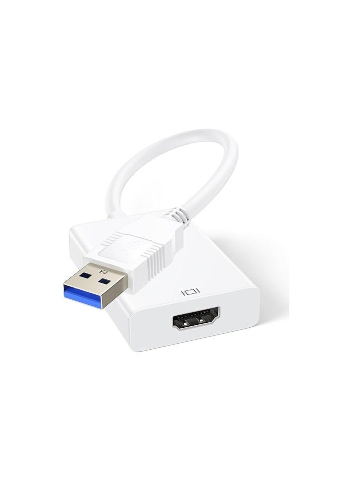 USB 3.0 to HDMI Adapter – Full HD 1080P Video & Audio Converter for PC to TV/Projector, Multi-Monitor Support, Compatible with Windows & Android - Image 1