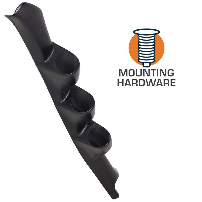 GlowShift Triple Pillar Gauge Pod for 1995-1998 Chevrolet C/K Pickup 2500 3500 - Image 3