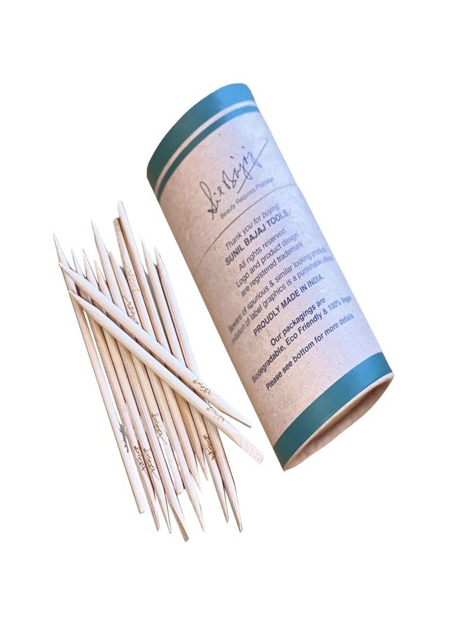 Sunil Bajaj, Disposable Wooden Manicure Sticks (100 PCS) - Image 4