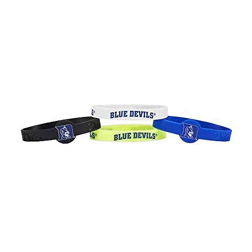 Aminco Unisex Adult Officially Licensed NCAA Duke Silicone Bracelet (4-Pack), Team Colors - Image 5