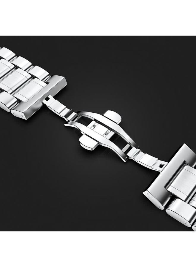Wei Qiantu Weiqiantu Apple Watch Band For Ultra 2/3 Stainless Steel Metal S10/9/8/se Men's 44/45/46/49mm - Image 3