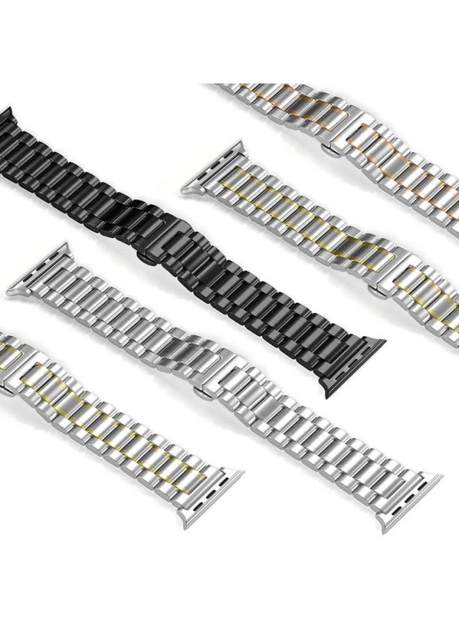 Wei Qiantu Weiqiantu Apple Watch Band For Ultra 2/3 Stainless Steel Metal S10/9/8/se Men's 44/45/46/49mm - Image 2