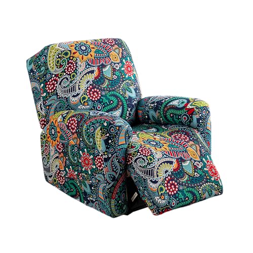 NILUOH Recliner Covers 4 Pieces Stretch Lazy Boy Recliner Chair Covers That Stay in Place, Covers for Electric Power Lift Reclining Chair, Washable Furniture Protector for Pet, Kids, Living Room - Image 1