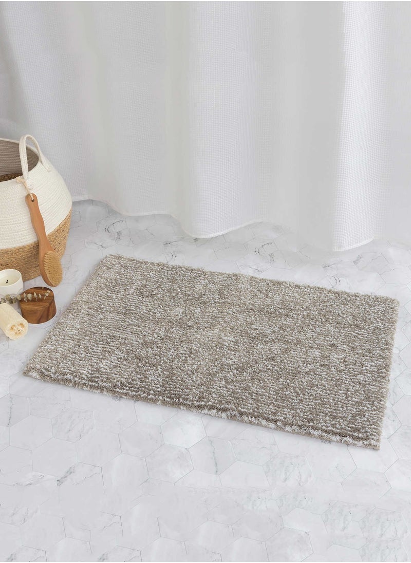 Roots Soft and Cushion Anti Slip Bath Mat Cream 56x91 cm  - Image 1