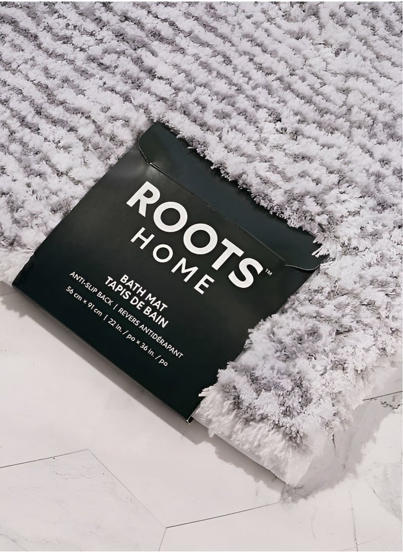 Roots Soft and Cushion Anti Slip Bath Mat Cream 56x91 cm  - Image 3
