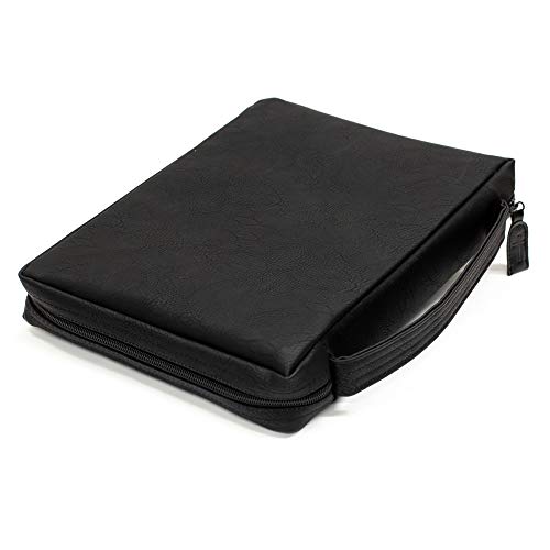 Dicksons Black Cross Leather Like Vinyl Bible Cover Case with Handle X-Large - Image 4