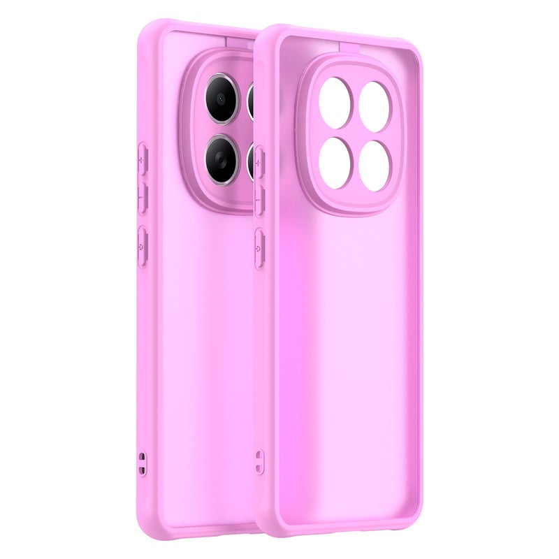 Scratch Resistant TPU Case + PC for Redmi Note 15 Pro with Matte Finish and Kickstand and Strong Magnetic in Pink - Image 1