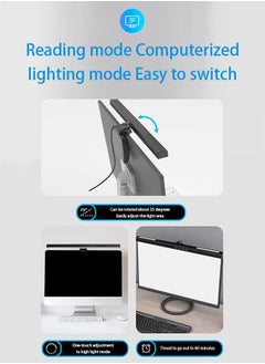 Arabest Screen Hanging Lamp Game Colourful Ambient Light Monitor Work Desktop Fill Light Computer Lights,USB Powered e-Reading LED Lamp with Stepless Dimming & Flexible Gravity Base Clip  - Image 4