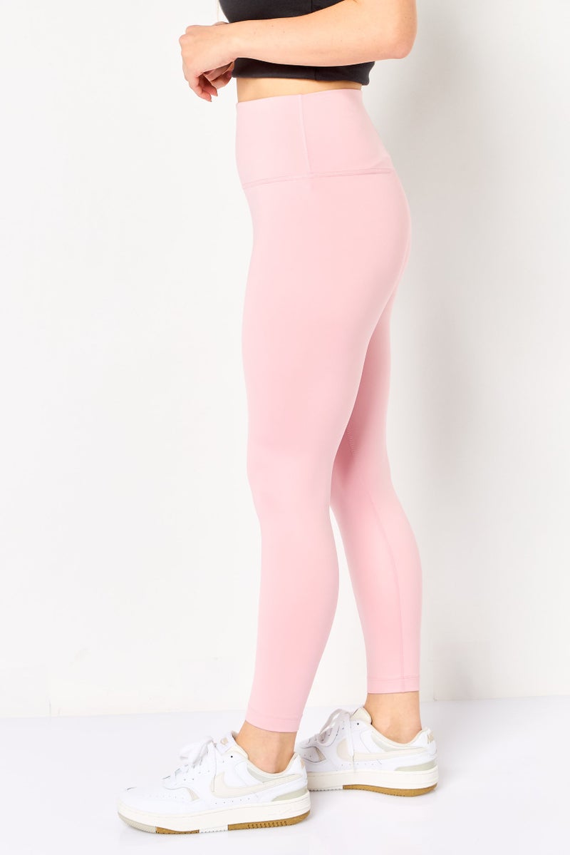 Nike Women Sportswear Fit Yoga 7/8 Leggings, Blush Pink - Image 2