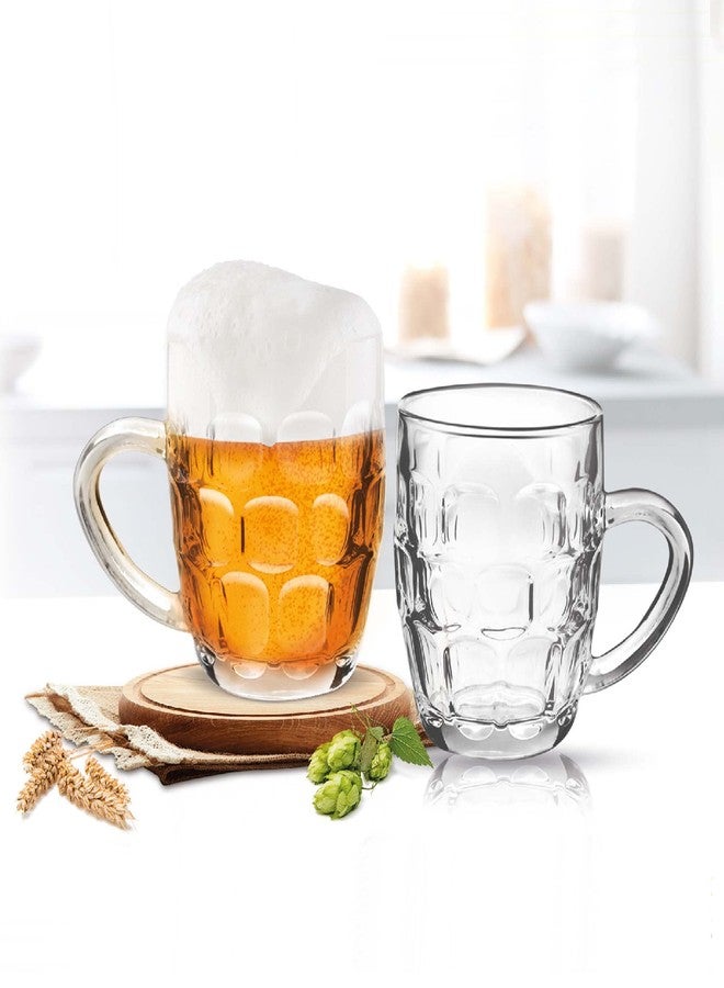 تريو كوب بيرة زجاجي شفاف من تريو باي ميلتون كاسكيد، طقم من قطعتين، سعة 292 مل، مناسب للبيرة والمشروبات والكوكتيلات - Image 5