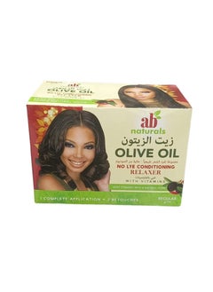 Ab Naturals Natural Hair Straightening Kit With Olive Oil Sodium Free (Regular)  - Image 1