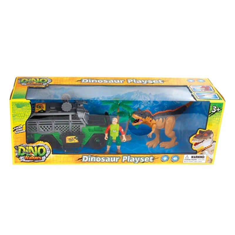 Y&D Simulation Dinosaur Toys Tyrannosaurus Rex Dinosaur Truck Armor Vehicles With Soldier Figures for Kids - Image 1