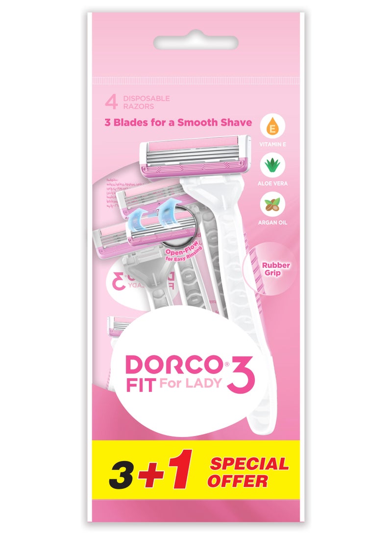 DORCO EvE 3 FIT 3+1P
