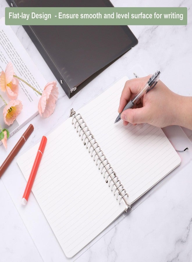 ام اند جي دفتر ملاحظات قابل للتمديد من إم آند جي، مقاس B5، 26 ثقبًا، حلزوني، 60 ورقة، قابل لإعادة التعبئة، بغلاف شفاف، مناسب للمكتب والمنزل، فارغ - Image 5