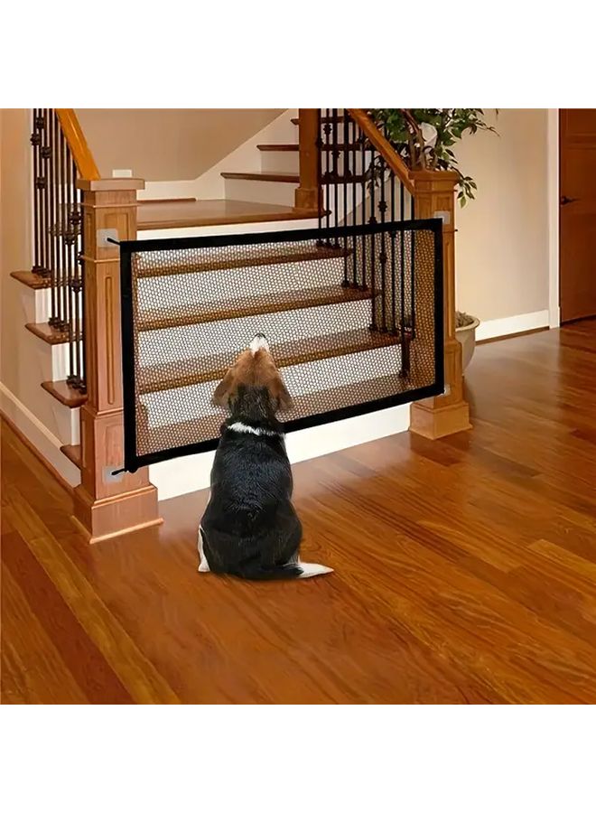 No Drill Pet Safety Net Foldable Balcony Barrier 43 31in By 28 35in Reinforced Edges - Image 4