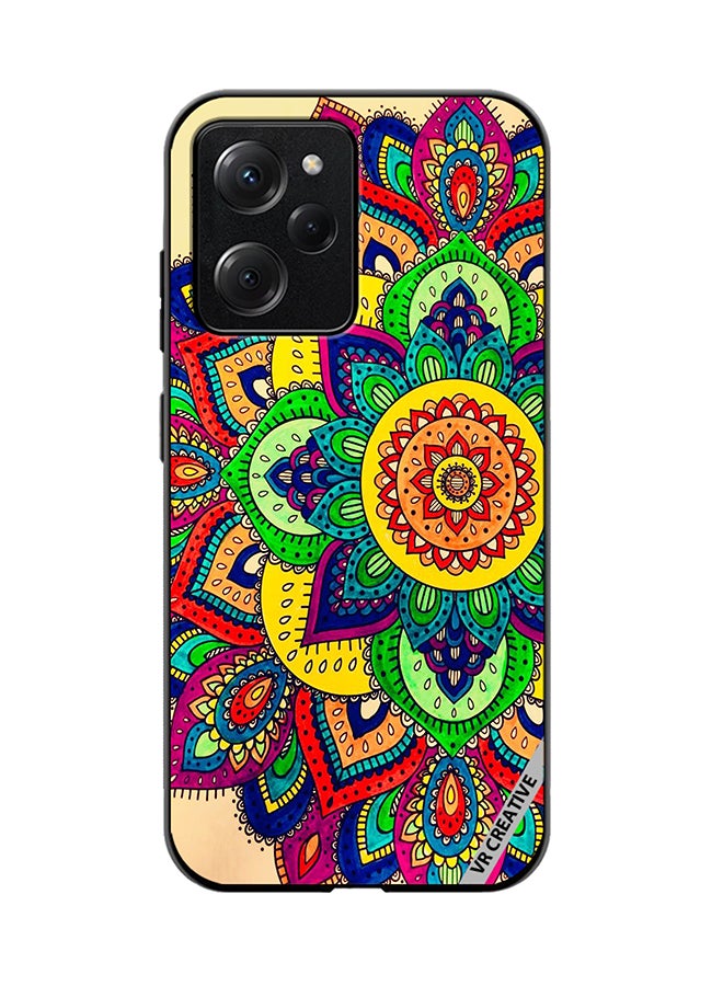 VR CREATIVE Protective Case Cover For Xioami Pcoo X5 Pro Mandala Design Multicolour - Image 1