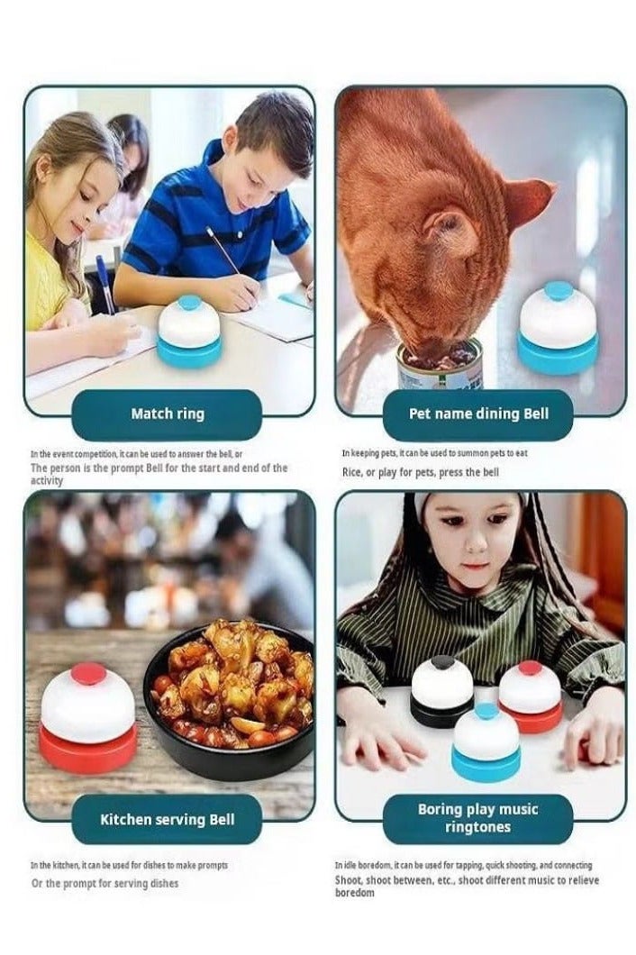جرس طاولة  الأمامي، جرس لوحة عمل سلس، لعبة جرس للفنادق والمطاعم الخدمية، أسود | ألعاب وهوايات | ألعاب تعليمية | ألعاب تعليمية أخرى - Image 3