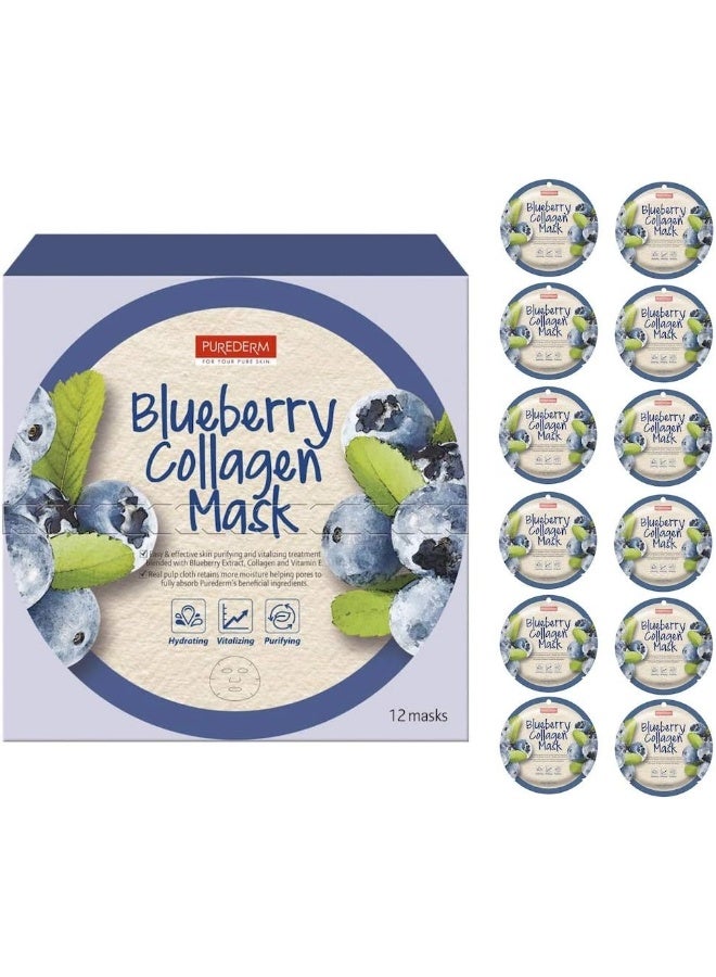 Purederm قناع الكولاجين بالتوت الأزرق - Image 4