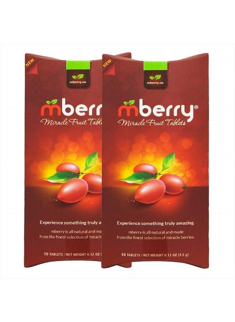 Miracle Fruit Tablets, 10-Count (Pack of 2)