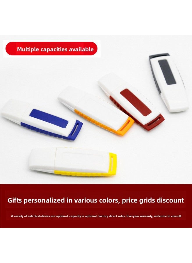 Edge Color White Hat 4g 8g 16g 32g High-speed USB Mobile Computer Car Multi-capacity Color Can Be Selected 