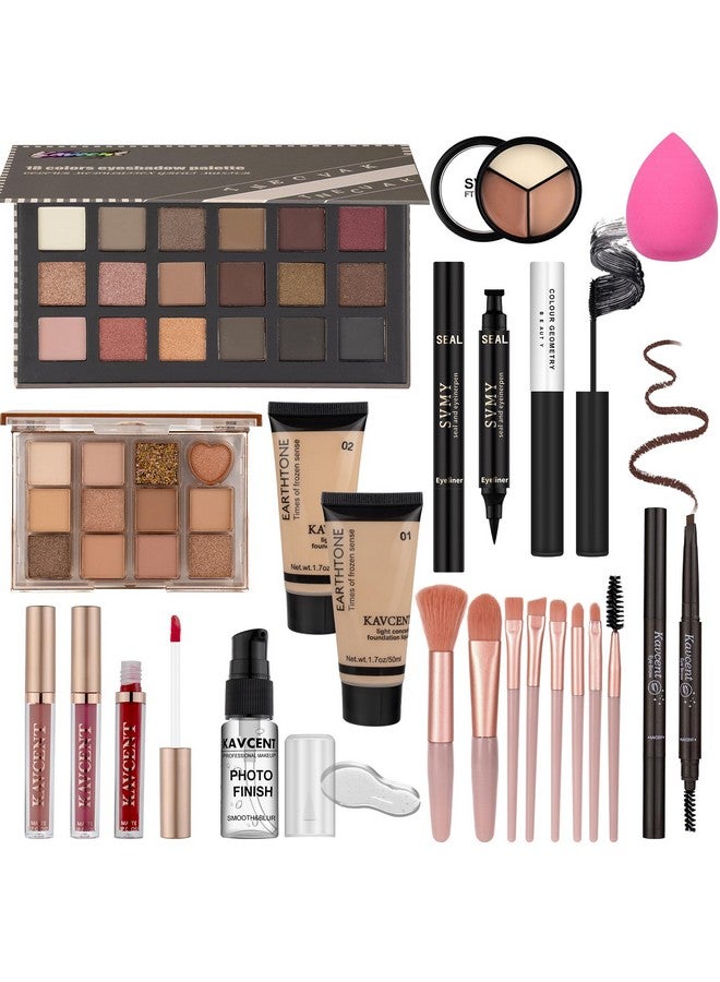 KAVCENT Makeup Kit for Teens Makeup Set for Women Teenagers Full Kit Make up Kit Eyeshadow Foundation Christmas Makeup Gift Kits for Teen Girls - Image 1