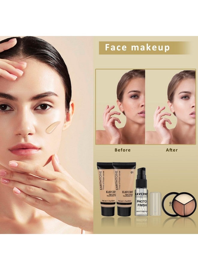 KAVCENT Makeup Kit for Teens Makeup Set for Women Teenagers Full Kit Make up Kit Eyeshadow Foundation Christmas Makeup Gift Kits for Teen Girls - Image 4