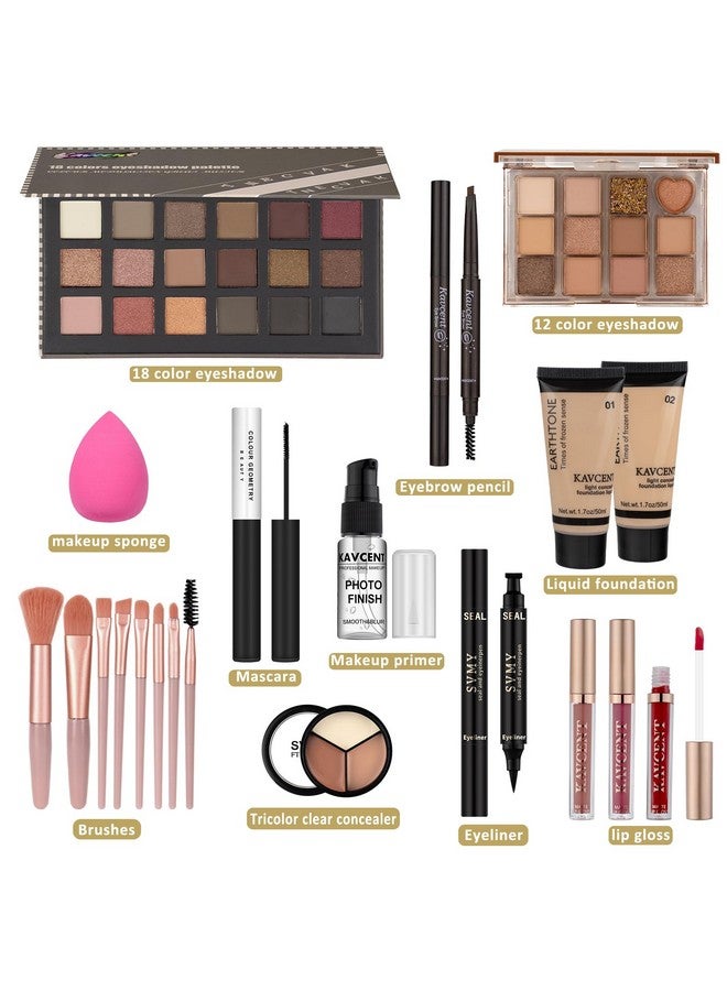 KAVCENT Makeup Kit for Teens Makeup Set for Women Teenagers Full Kit Make up Kit Eyeshadow Foundation Christmas Makeup Gift Kits for Teen Girls - Image 2