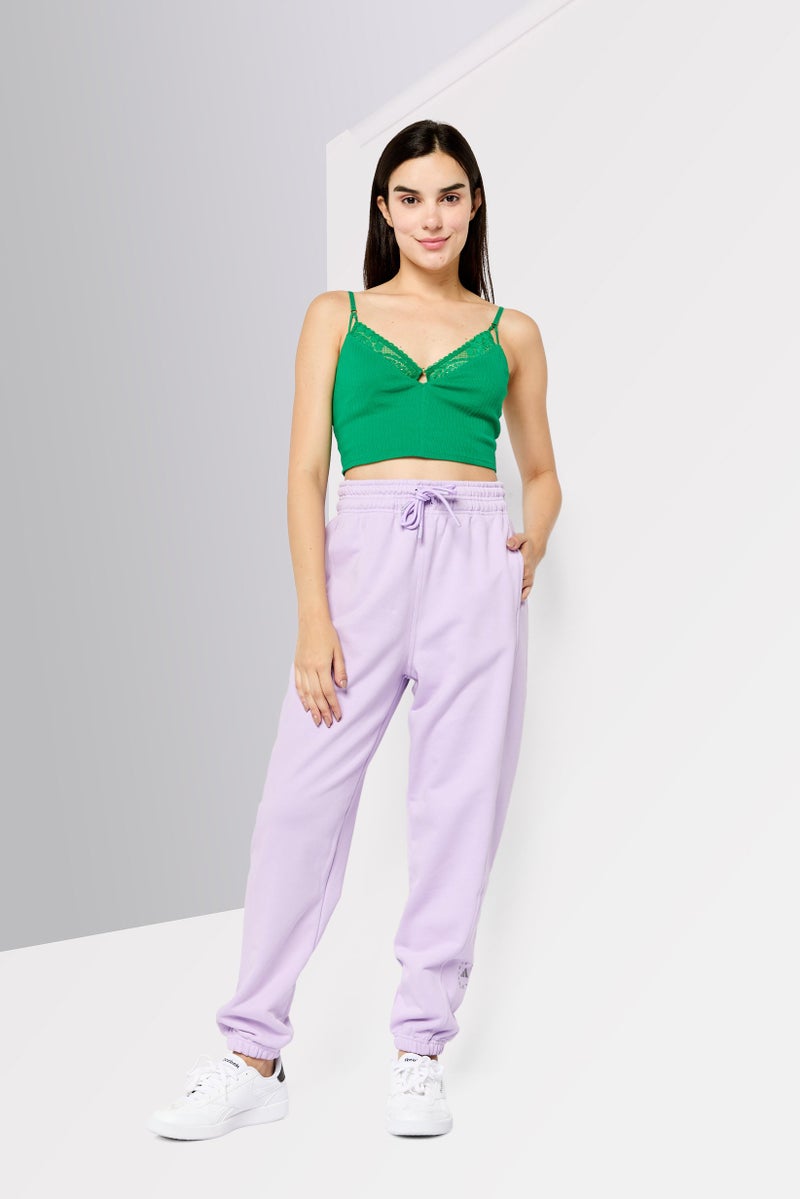 Adidas Adidas X Stella McCartney Women Sportswear Fit Outdoor Sweatpants, Lavender  - Image 3
